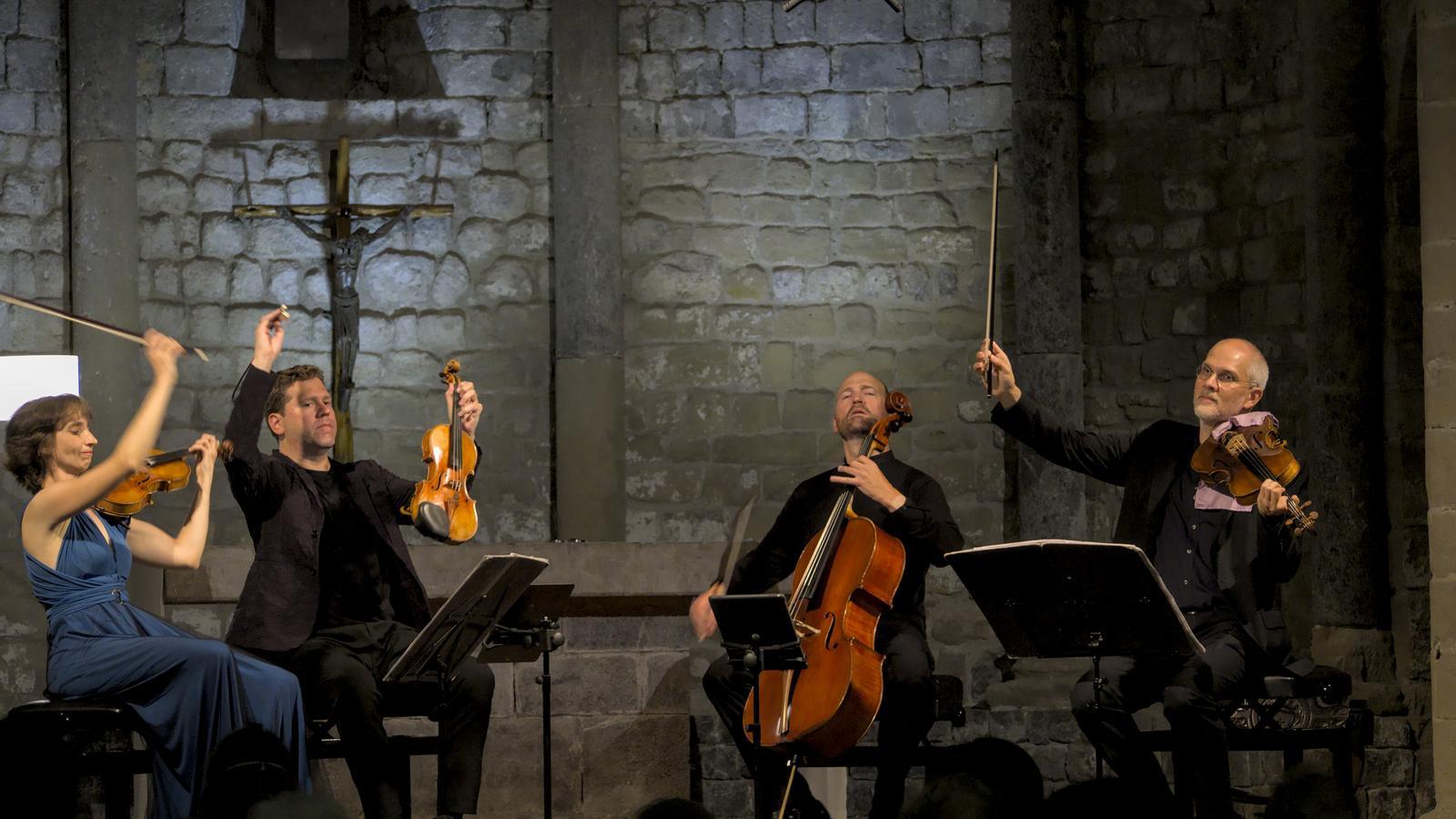 The Casals Quartet at the Schubertíada festival.