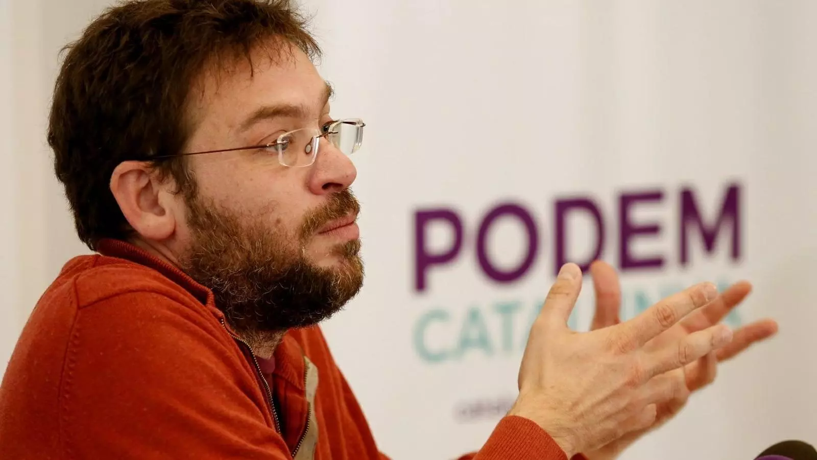 Albano-Dante Fachin, aquest matí en roda de premsa