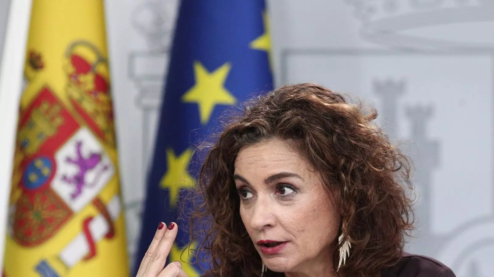 La ministra d'Hisenda, María Jesús Montero, aquest dimarts.