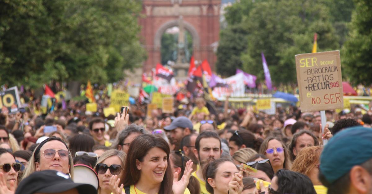 Els docents tornen a la vaga coincidint amb l'inici de la se