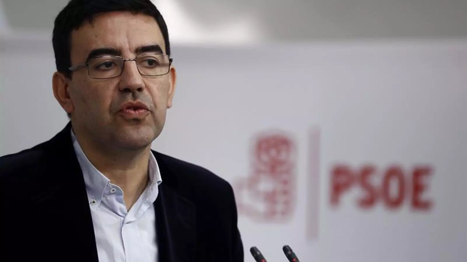 El portaveu de la gestora del PSOE, l'andalús Mario Jiménez. EFE