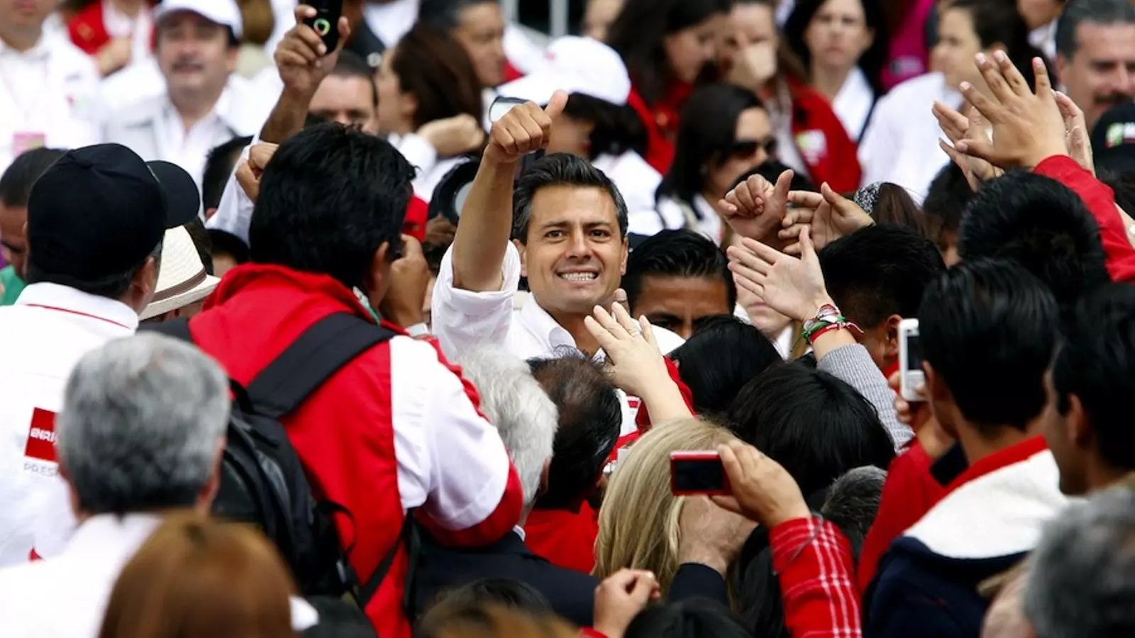 El favorit en les presidencials, Enrique Peña Nieto. EFE