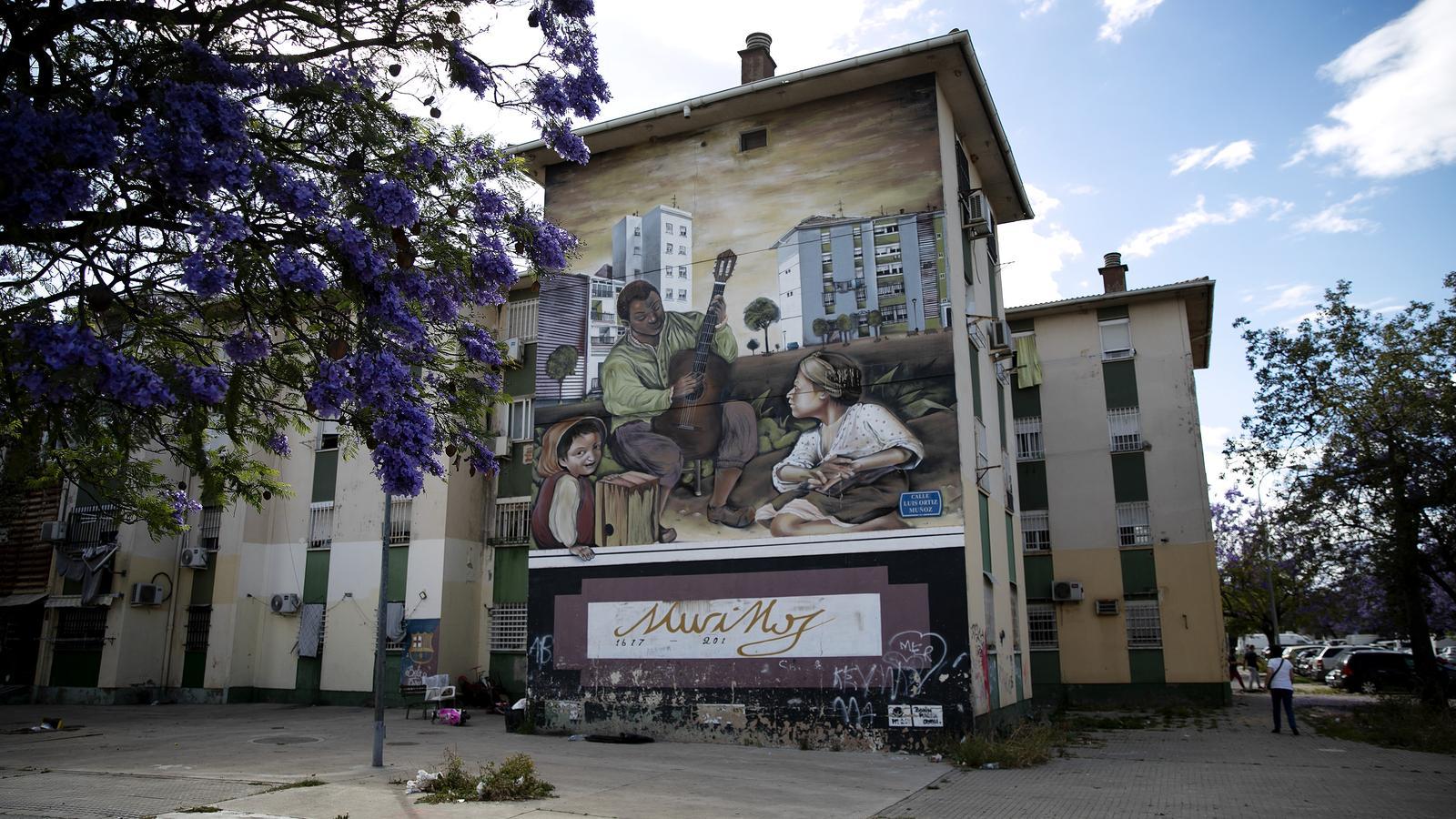 El barrio de Las Tres Mil Viviendas, en Sevilla
