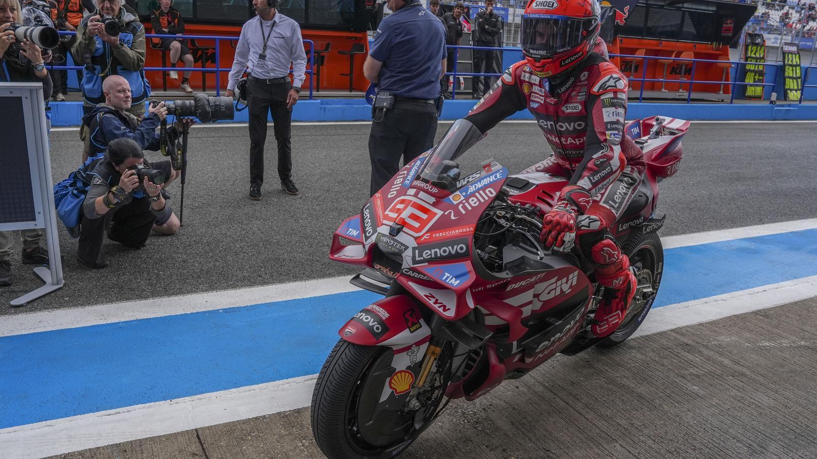 Marc Márquez, at the MotoGP Spanish Grand Prix