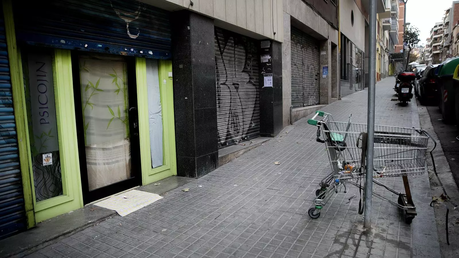 L'ocupació de locals buits és una pràctica habitual de persones afectades per la crisi de l'habitatge