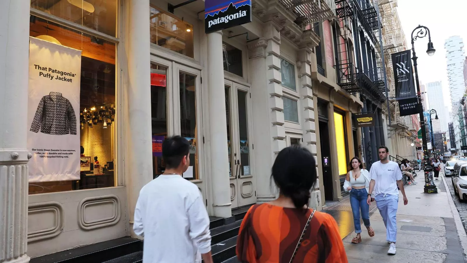 Una botiga de Patagonia a Nova York.
