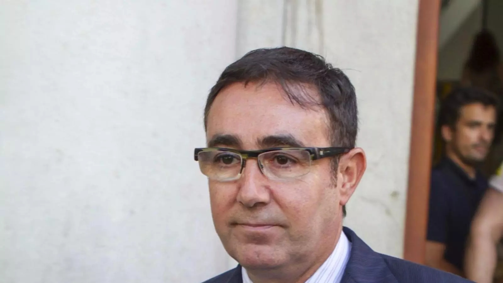 L'exsoci d'Iñaki Urdangarin a l'Instituto Nóos, Diego Torres, a la sortida del jutjat d'instrucció número 3 de Palma aquest divendres / EFE