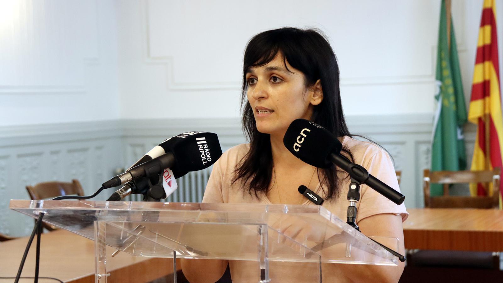 Orriols, en la comparecencia del miércoles en el Ayuntamiento de Ripoll