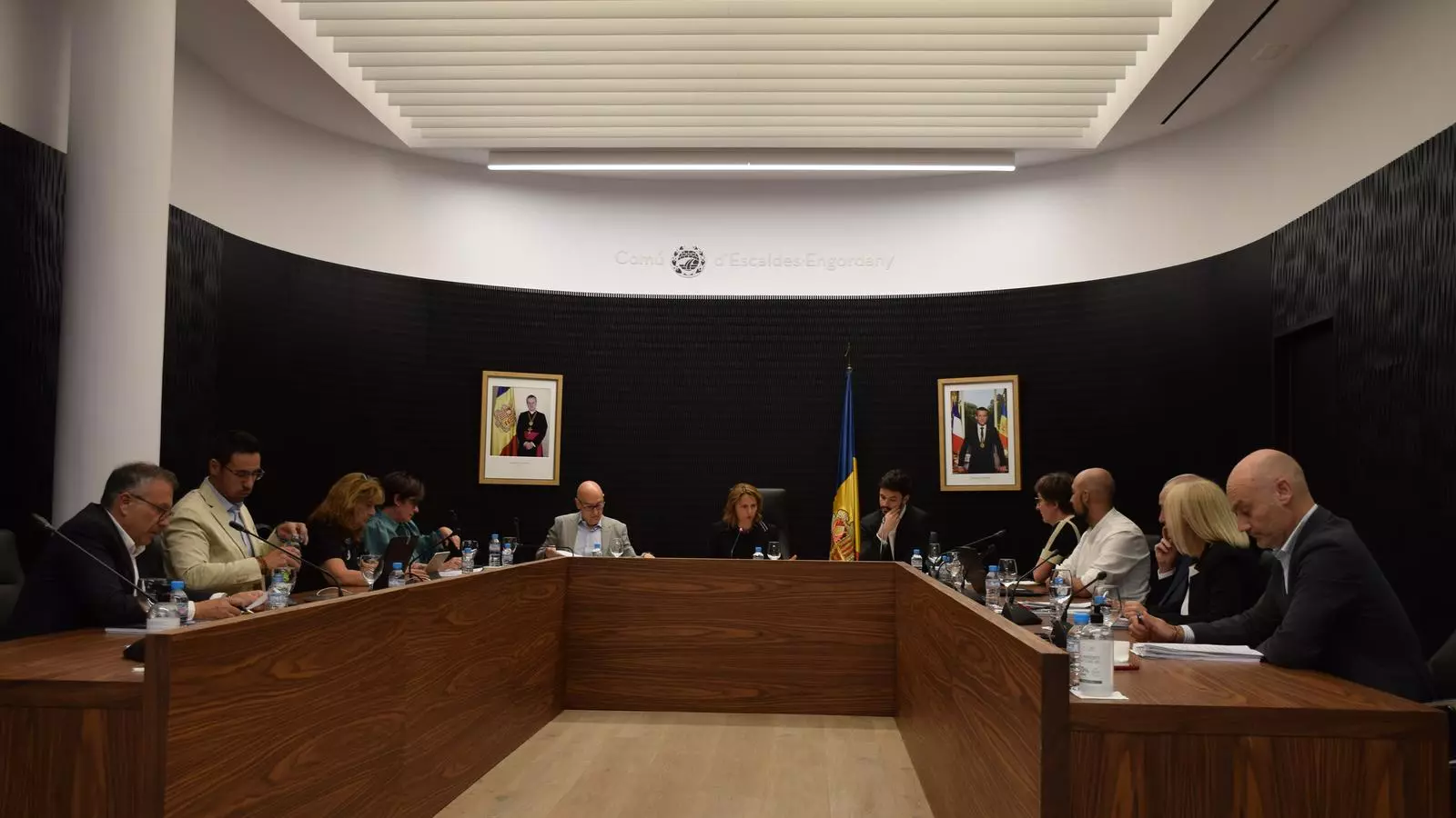La sessió de consell de comú d'Escaldes-Engordany d'aquest dimecres.