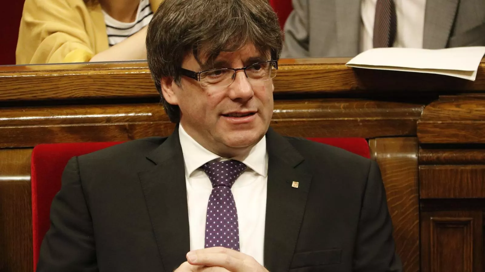 El president de la Generalitat Carles Puigdemont