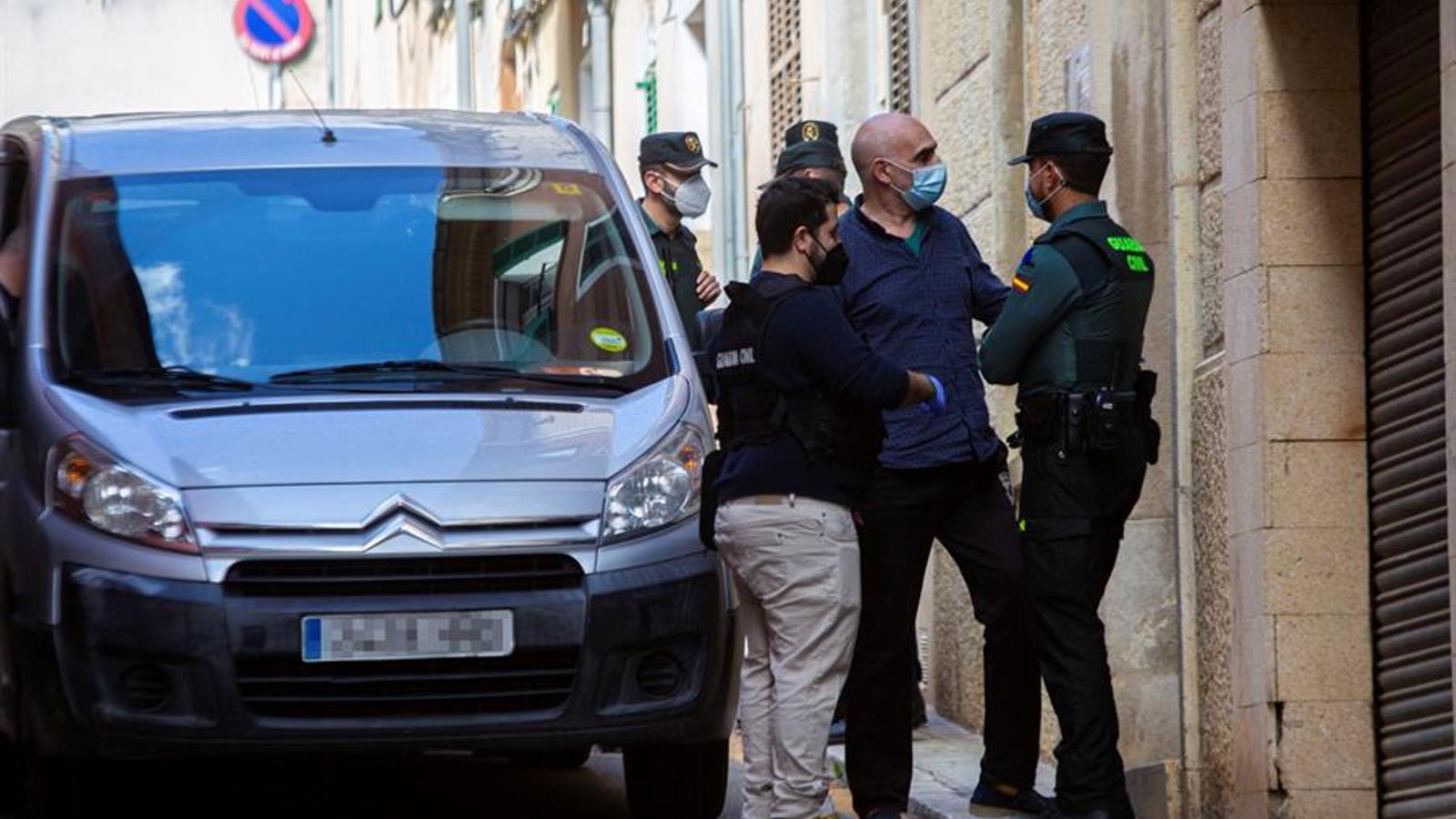 Agents de la Guàrdia Civil varen fer aquest dimecres la reconstrucció dels fets.
