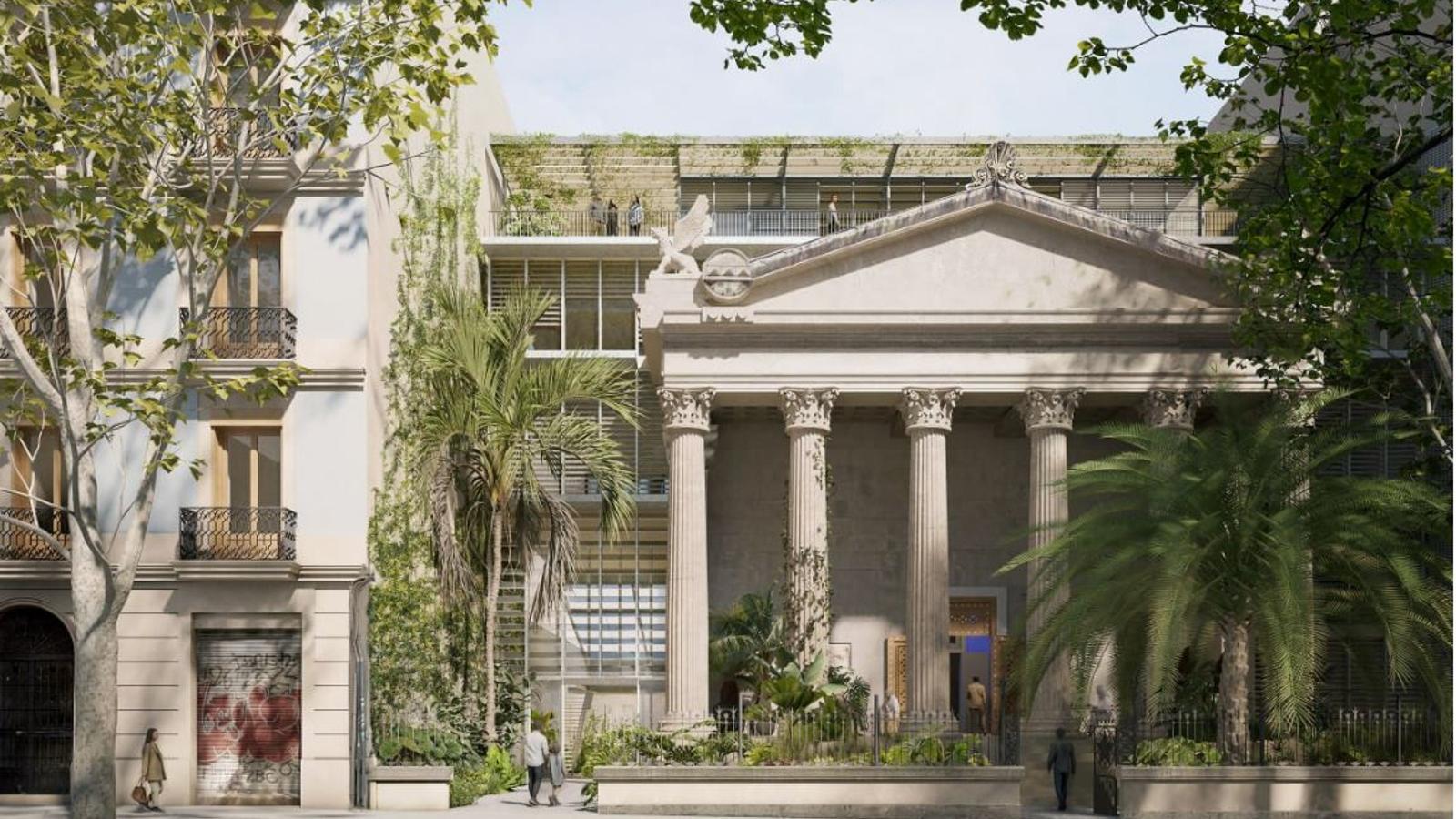 Recreation of what the Masriera Workshop will look like in the Eixample