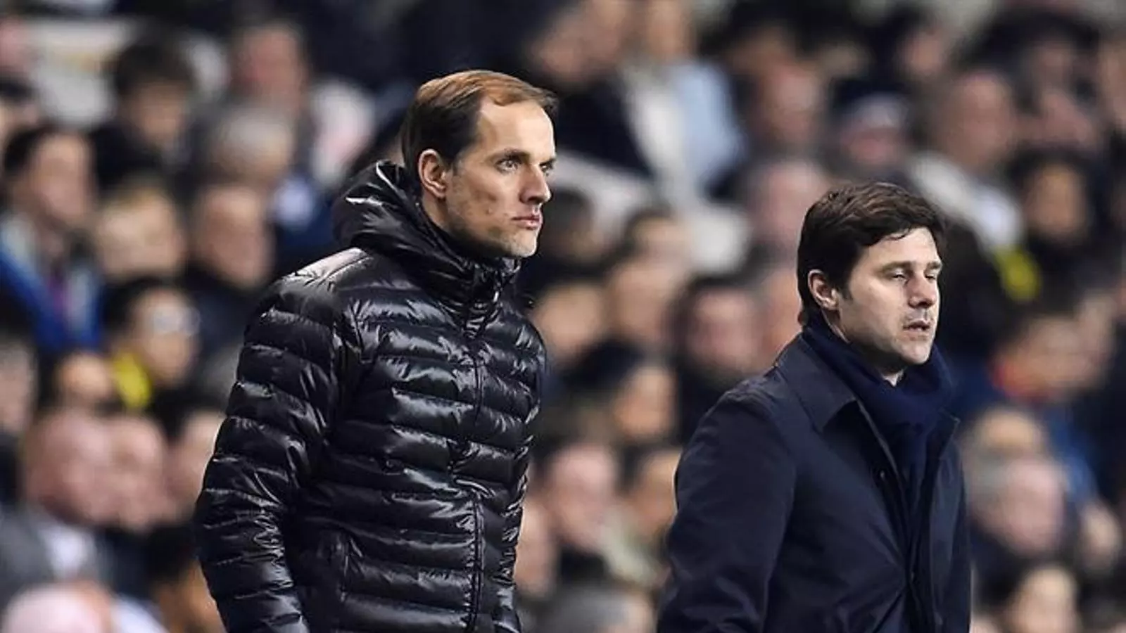 Mauricio Pochettino (a la dreta) ocuparà el lloc de Thomas Tuchel al PSG