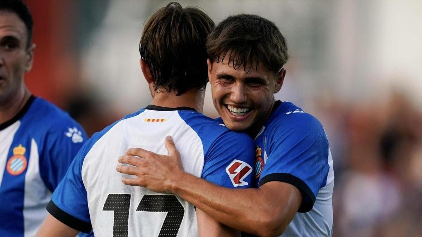 Espanyol has thrashed Olot's home ground