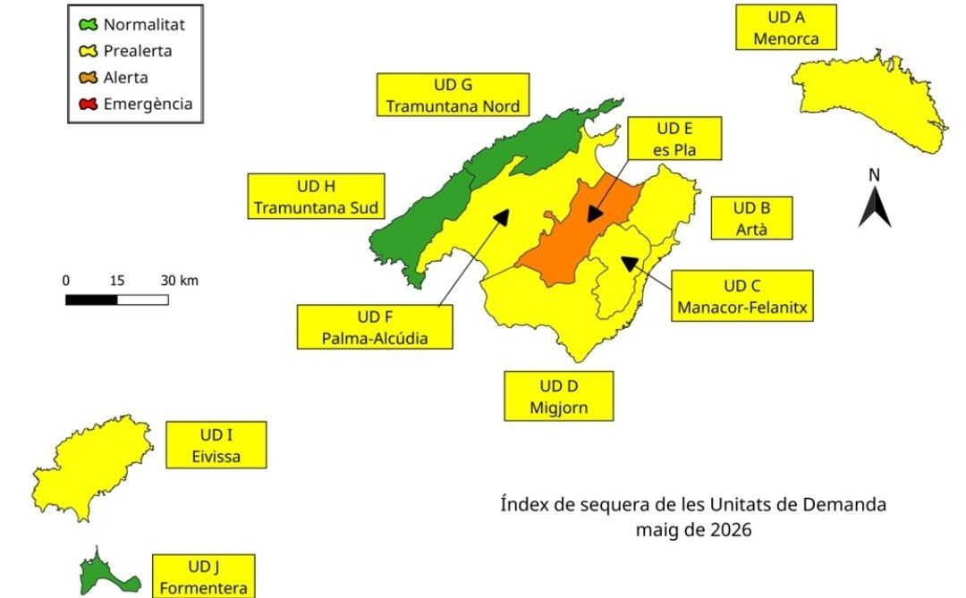 Reserves hídriques de maig