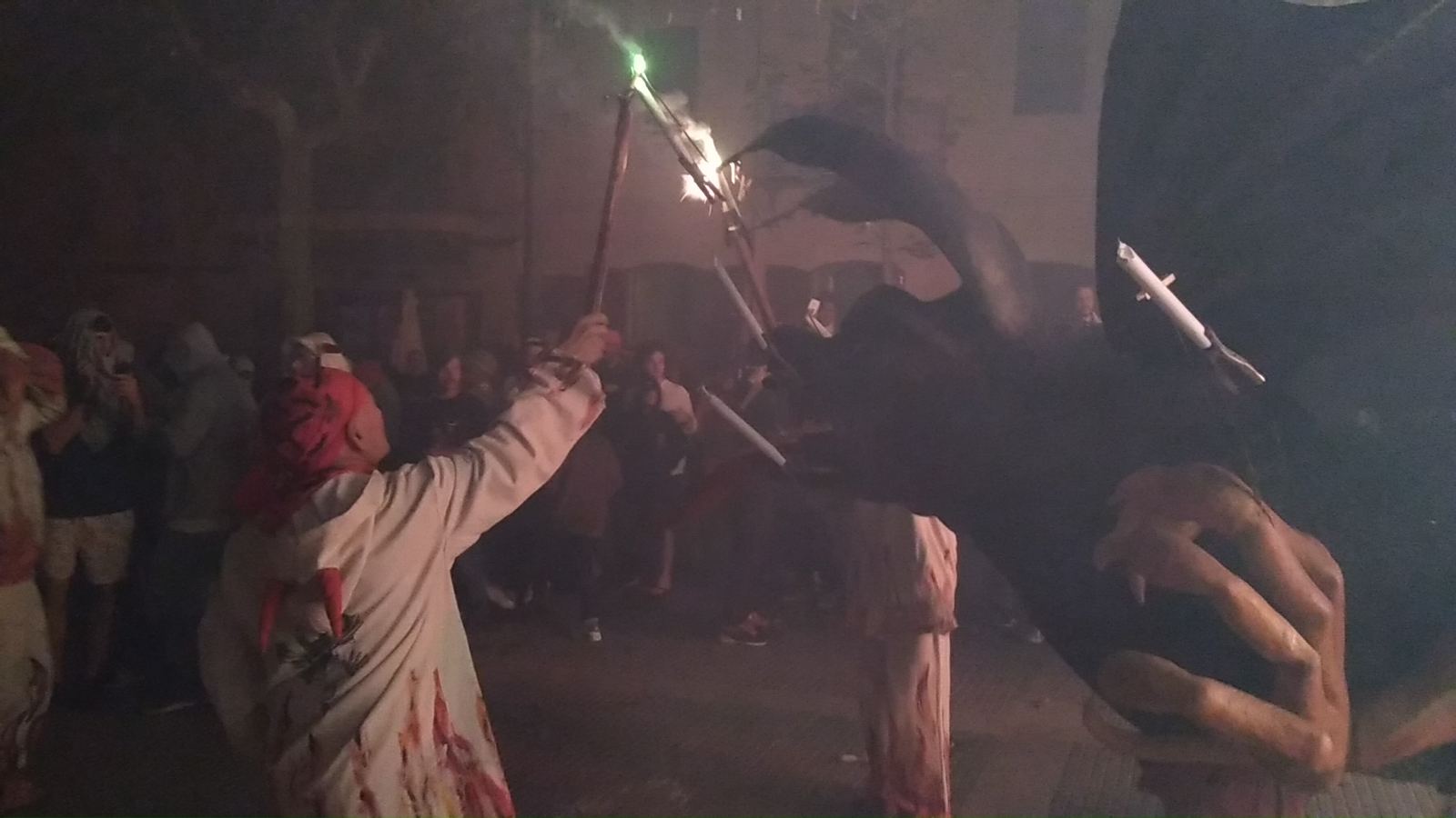 Na Marranxa, en el correfoc de tancanment de festes