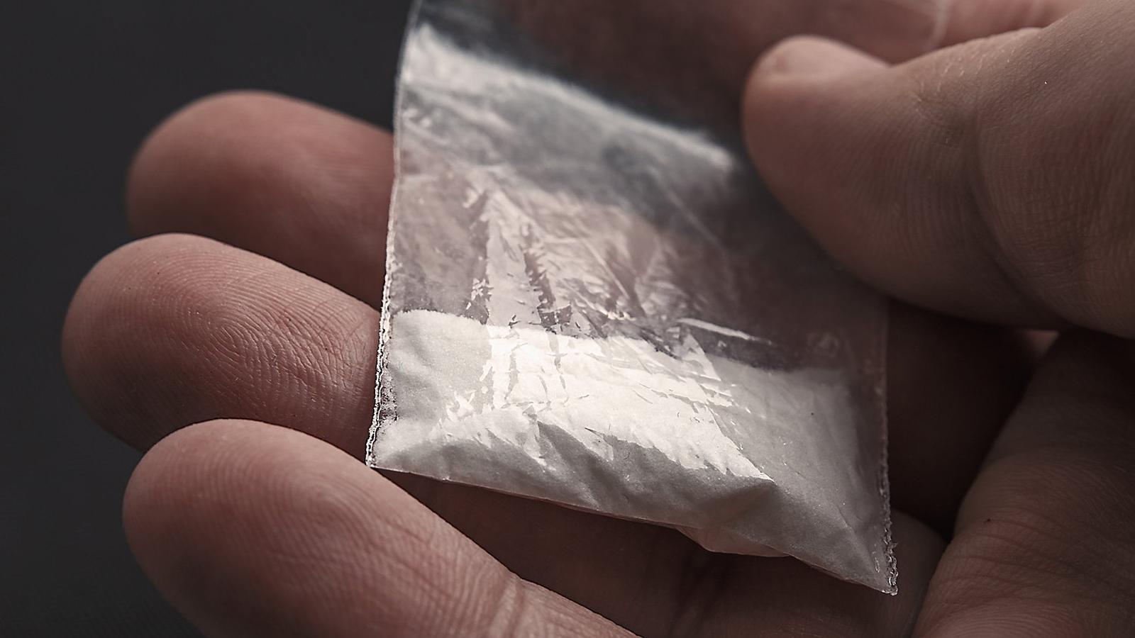 A bag of cocaine in a file image.
