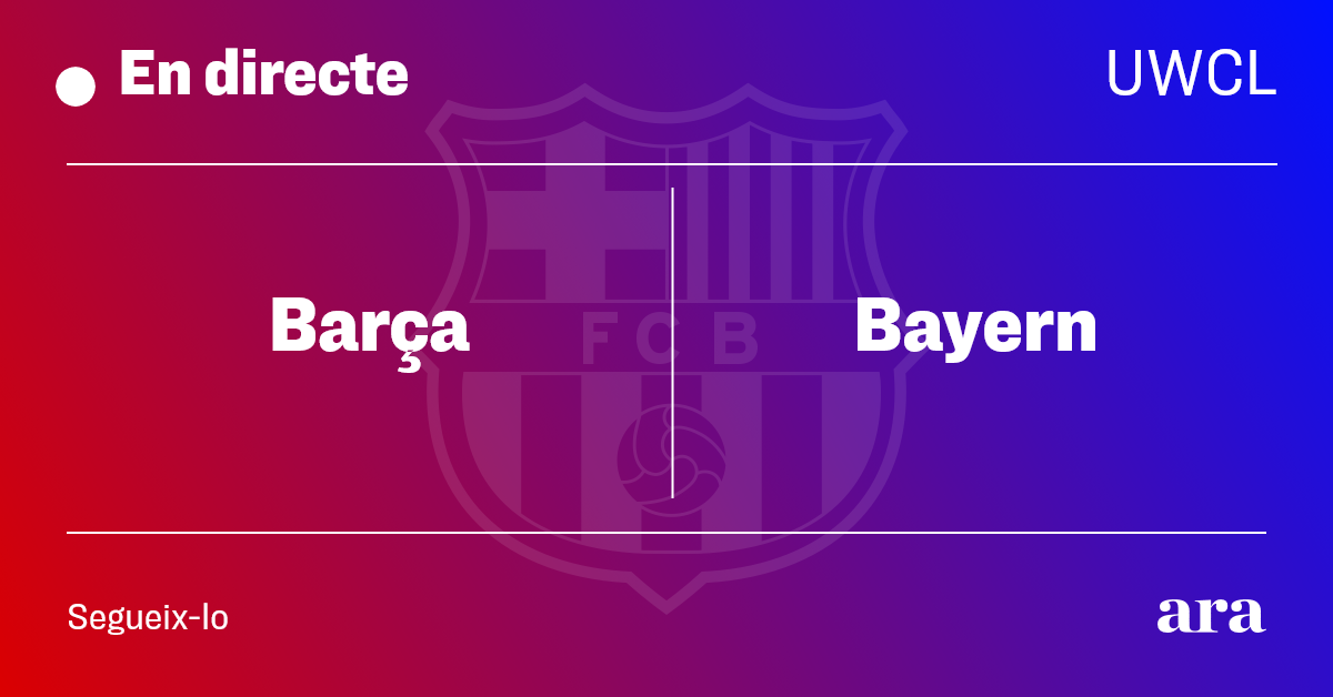 ⚽️ #EnDirecte | Comença el partit! Pere Romeu fa un parell de retocs per tornar a fer història al Camp Nou

Segueix el minut a minut amb @xavi__hdez