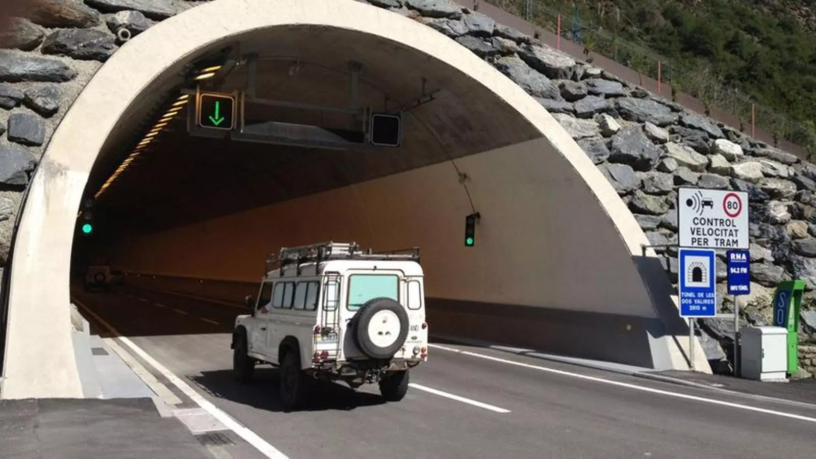 Entrada del túnel de les Dos Valires