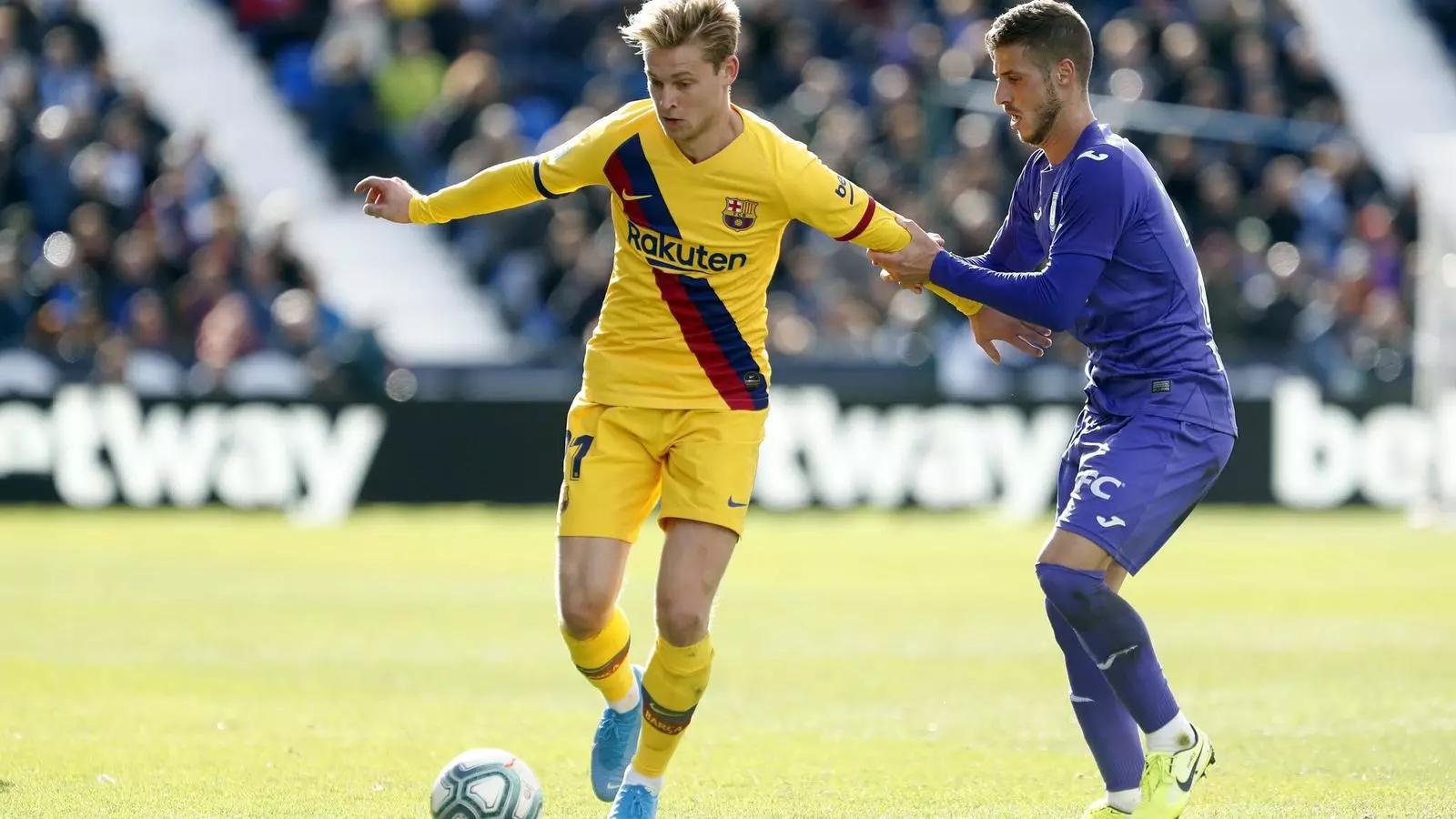 Frenkie De Jong, dissabte, contra el Leganés