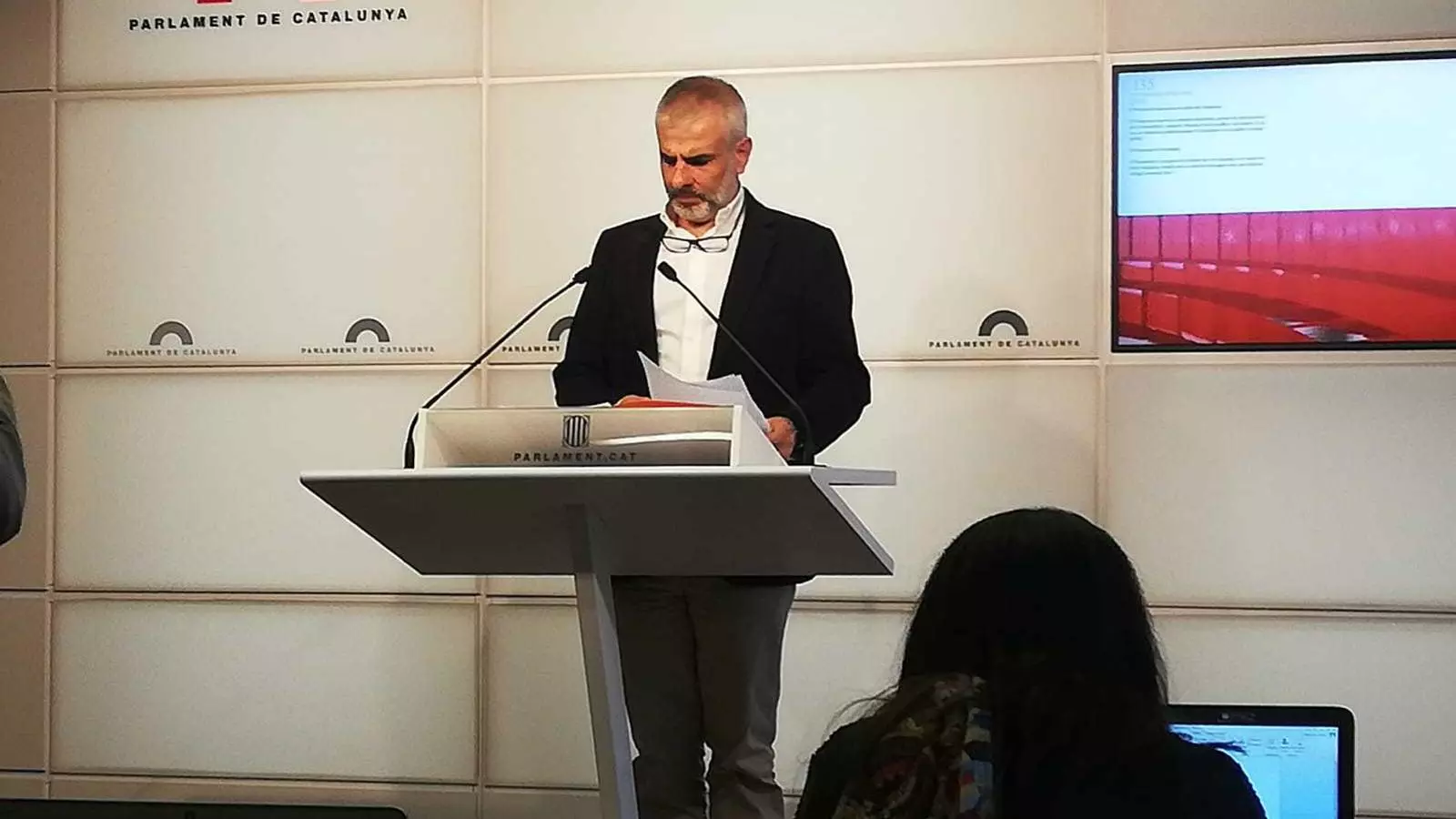 Carlos Carrizosa al Parlament de Catalunya