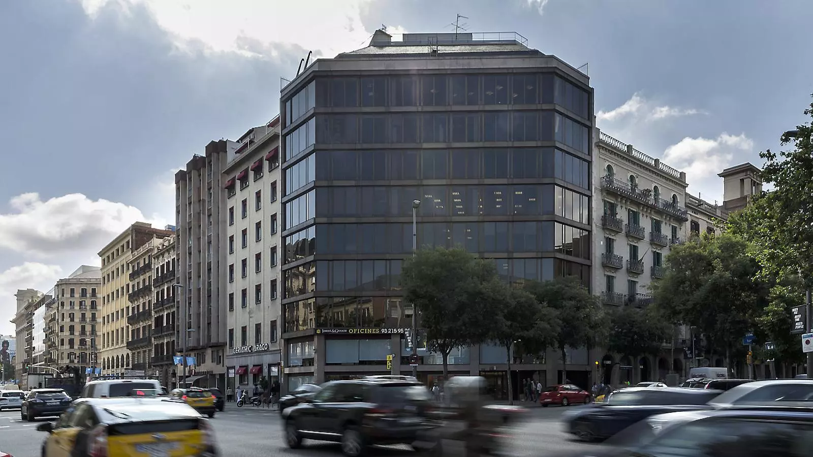 Edifici que acollirà el nou hub tecnològic d’Allianz a Barcelona, que donarà serveis a tot Europa i, de manera puntual, a tot el món.