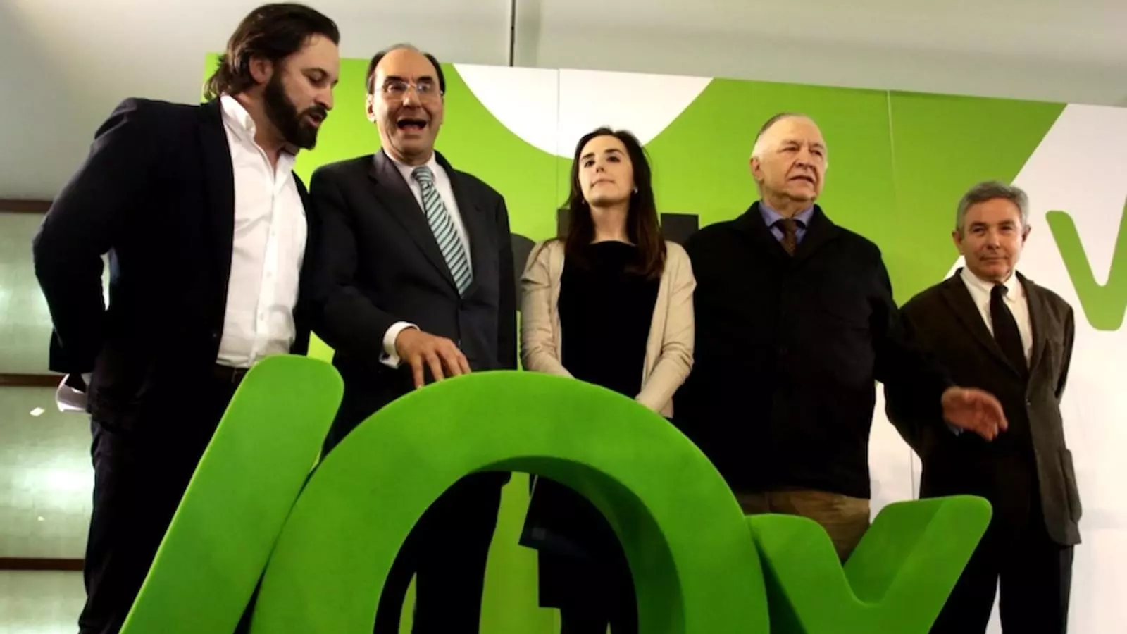 Alejo Vidal-Quadras, durant la presentació, aquest dijous, de Vox a Barcelona / MANOLO GARCIA
