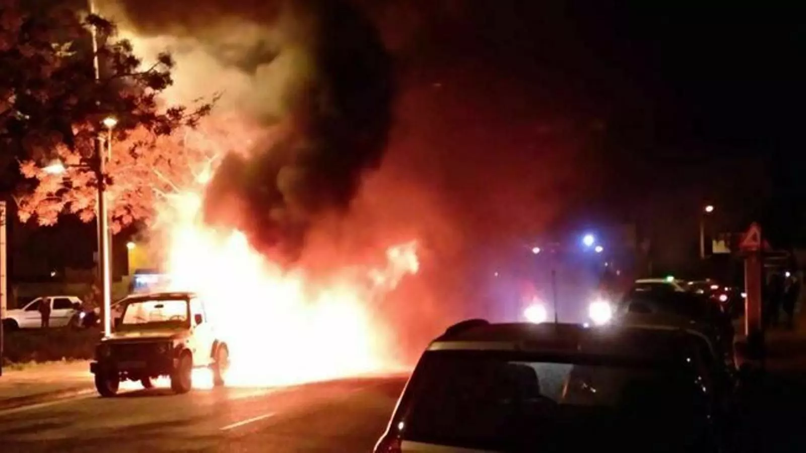 Un dels incendis, en imatge d'arxiu