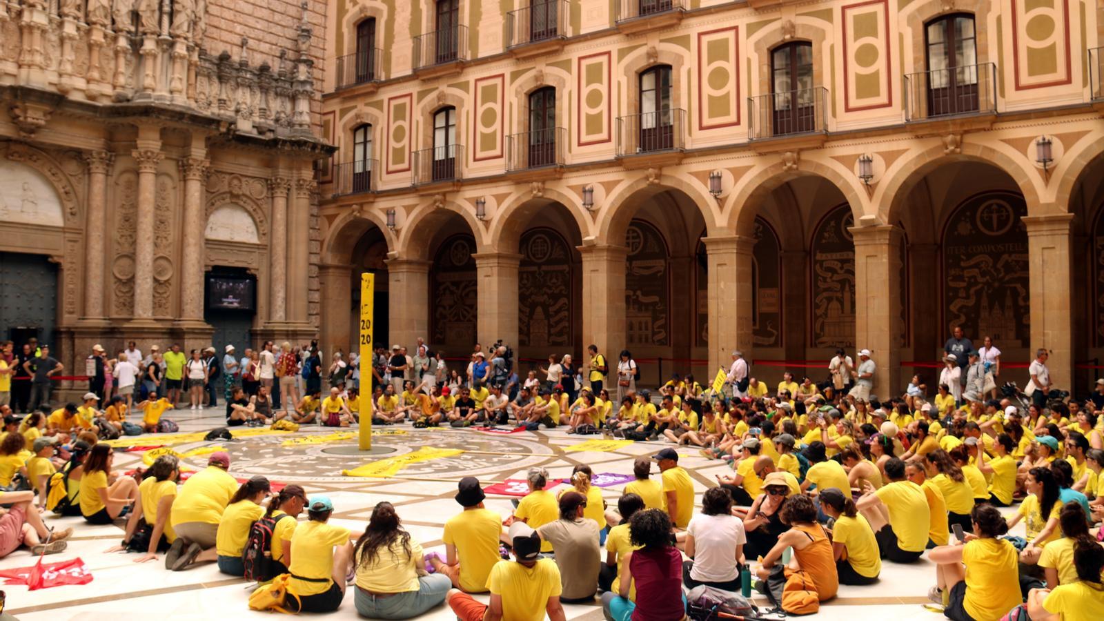 The teachers in assembly in Montserrat