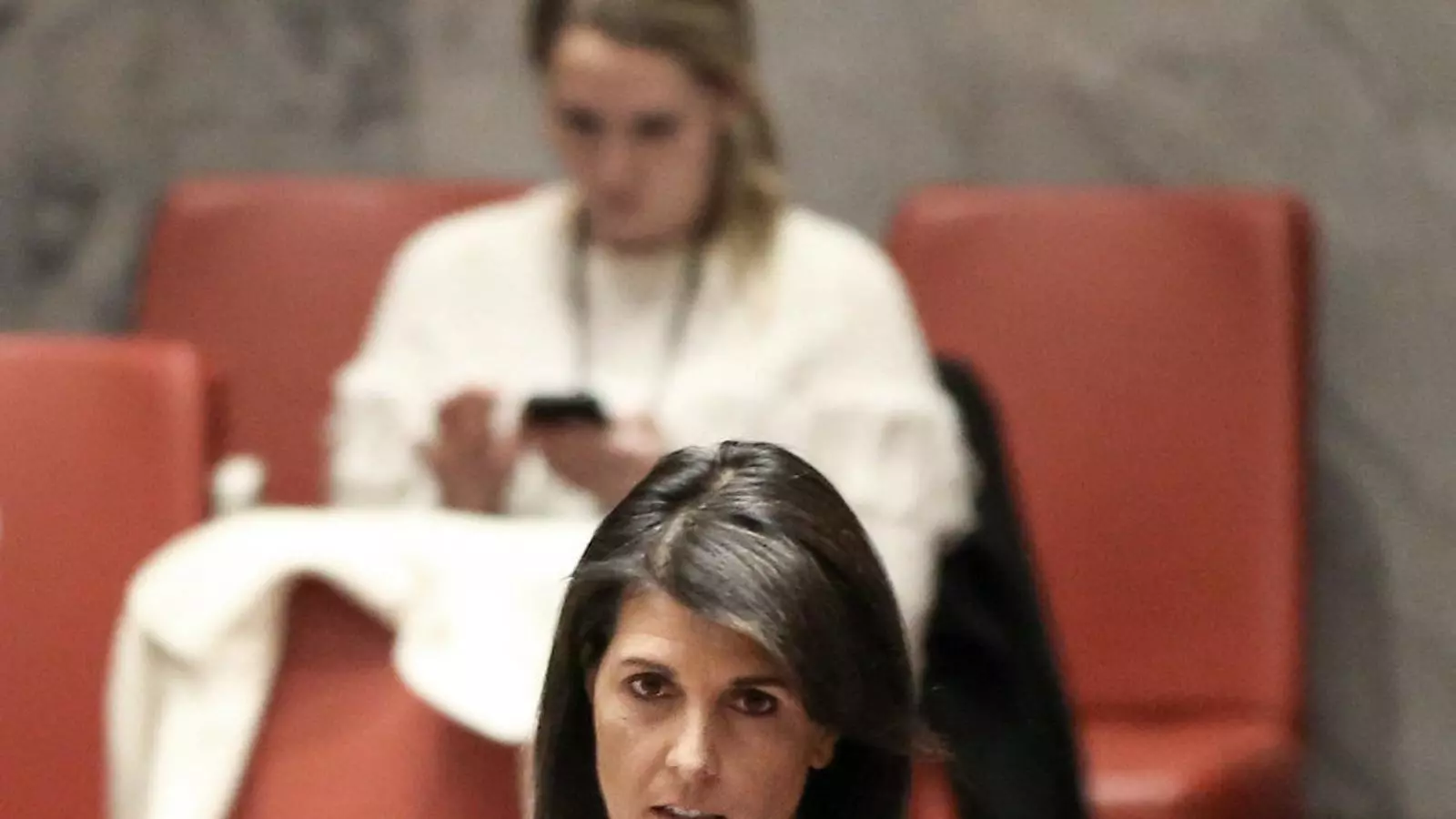 L’ambaixadora dels EUA davant l’ONU, Nikki Haley, el 22 de desembre.