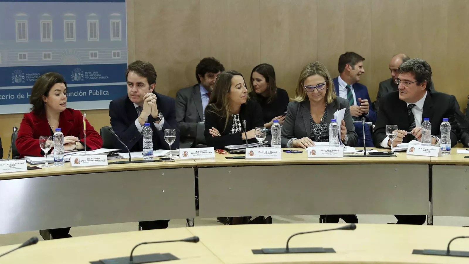 La reunió del consell de política fiscal i financera d'aquest dijous.