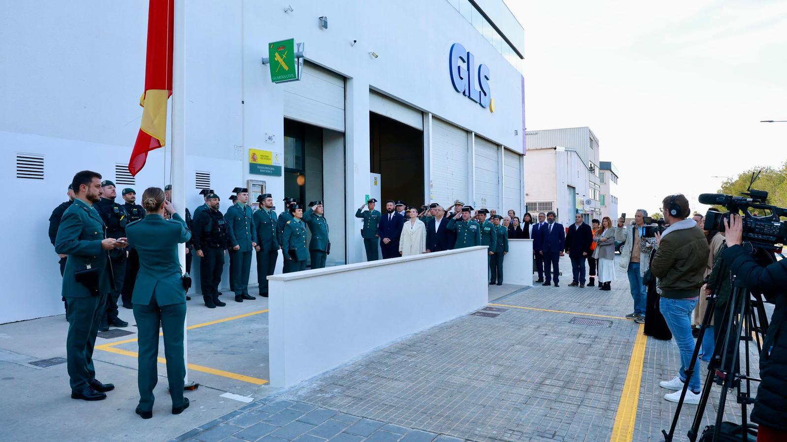 Inauguració del lloc principal de la Guàrdia Civil en el Pont d'Inca
