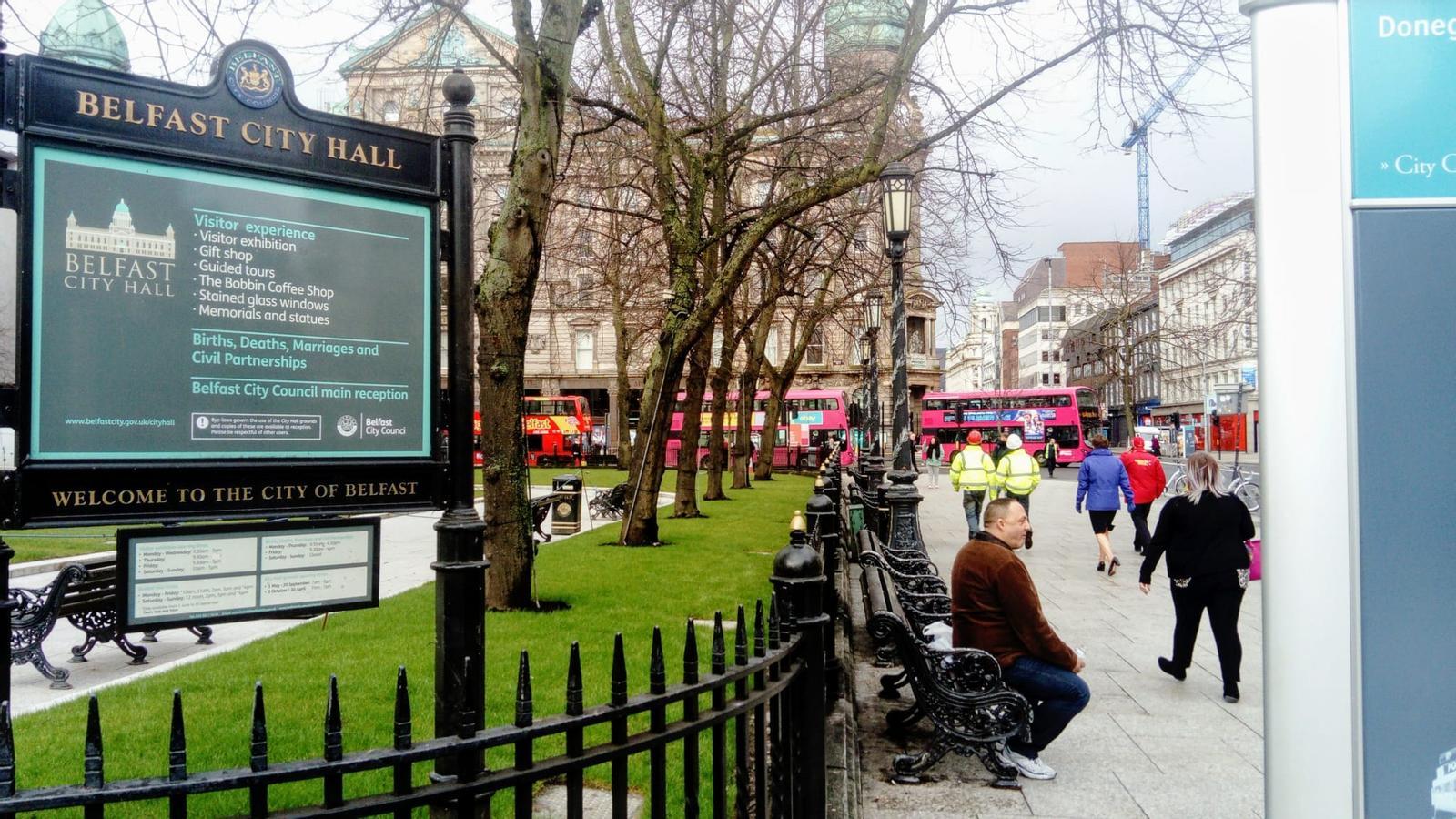 Archive image of Belfast city centre.