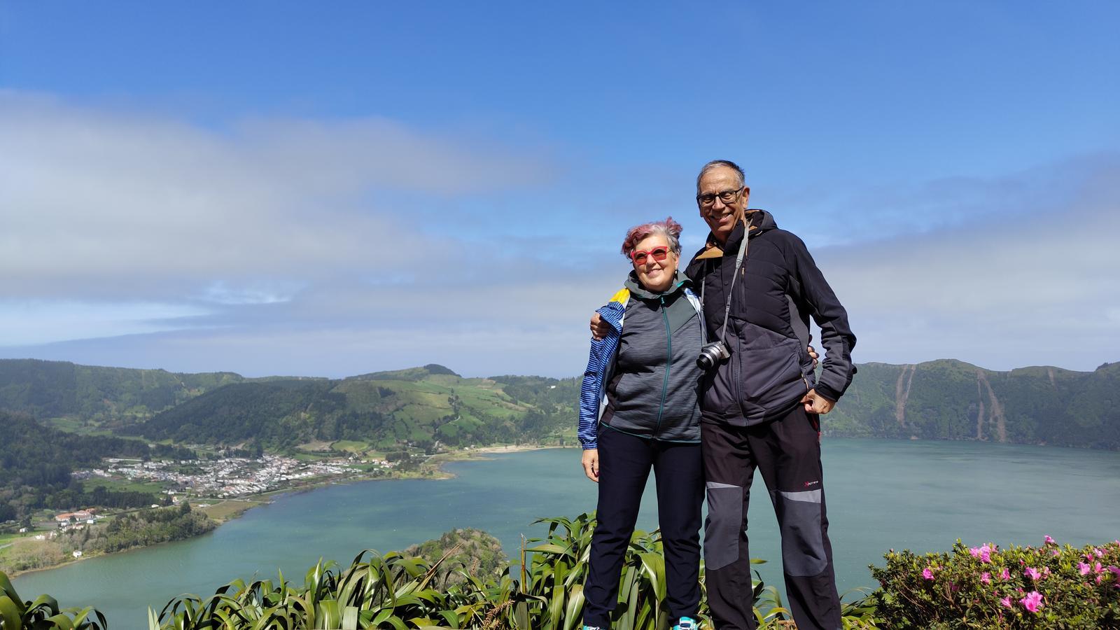 Jaume and Mari Carmen on a trip