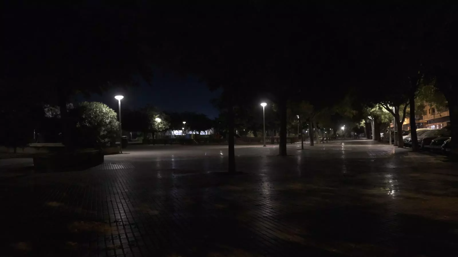 Un parc del centre de Palma.