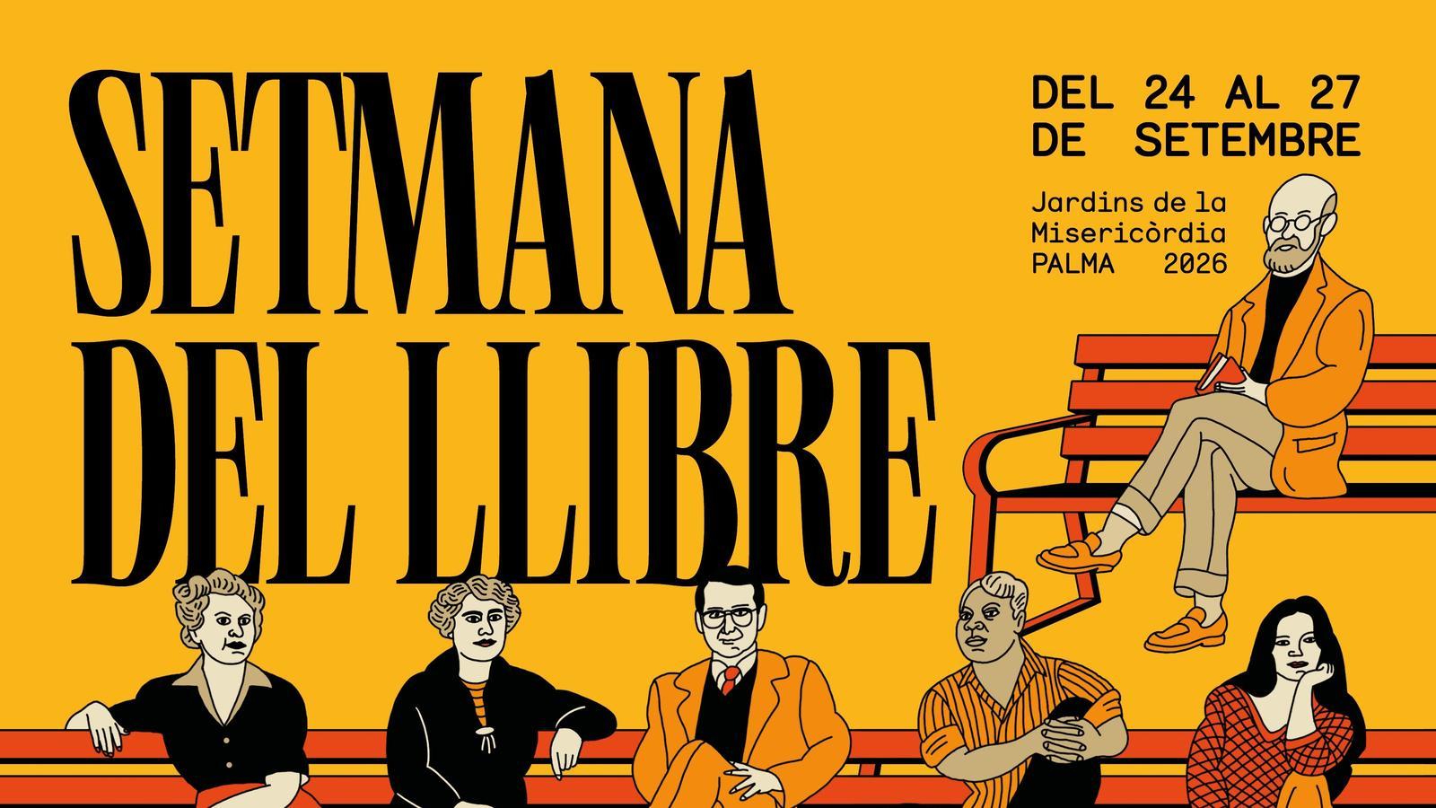 Cartel de la semana del libro en catalán 2026