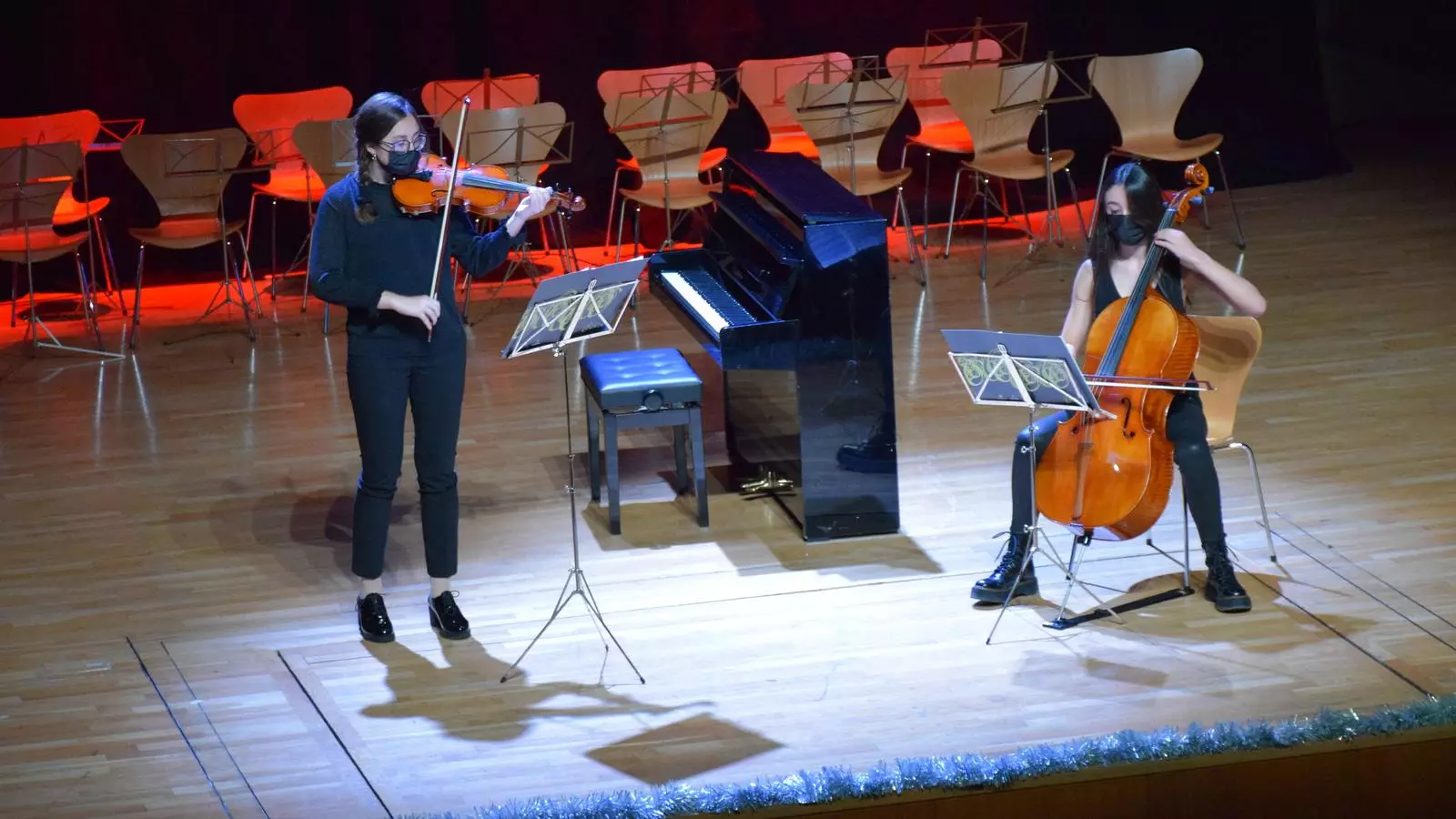 Instant del concert de Nadal a l'Auditori Nacional d'Andorra a Ordino. / A. S. (ANA)