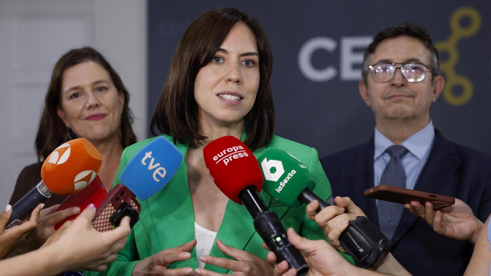 The leader of the Valencian socialists and Minister of Science, Innovation and Universities, Diana Morant, in an archive image.