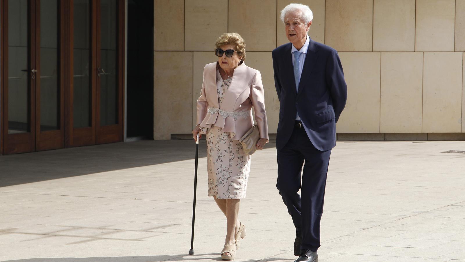 Ana María Jaime junto a Gabriel Escarrer.