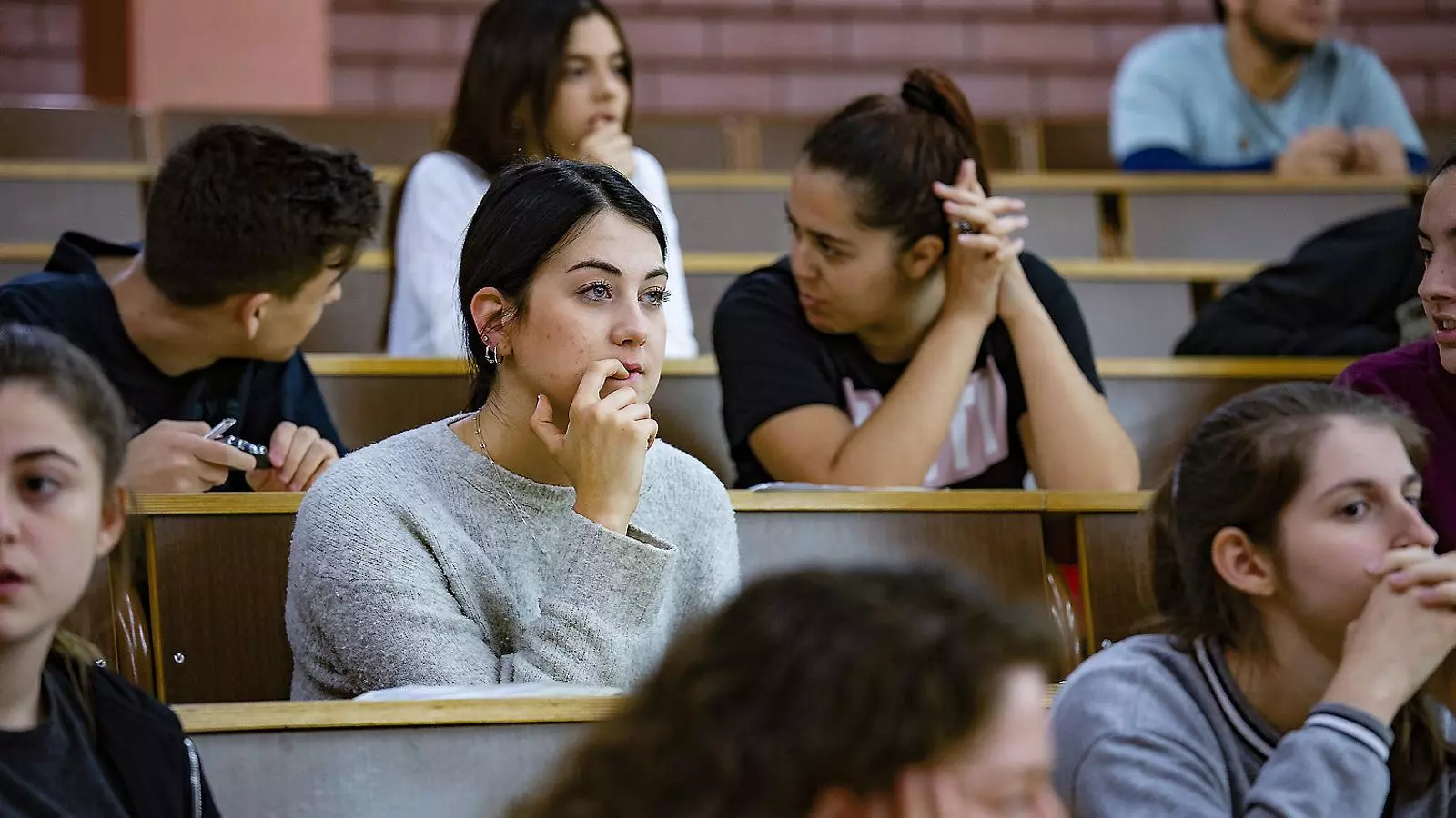 Alumnes en un dels exàmens de la selectivitat de l’any passat.