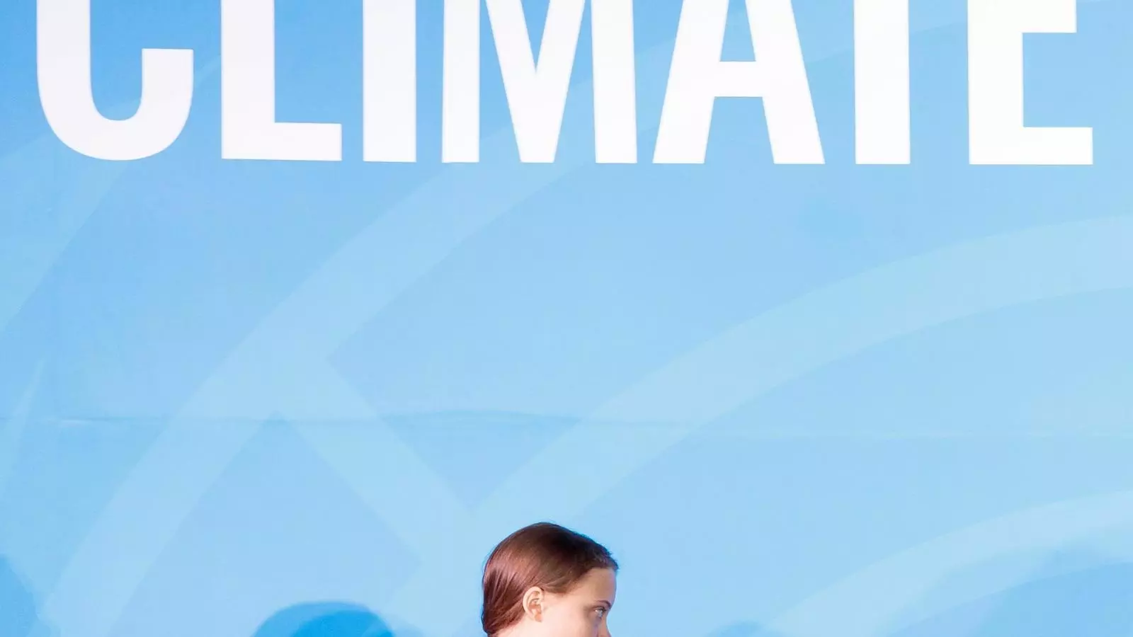 L'activista Greta Thunberg a la cimera del Clima de l'ONU.