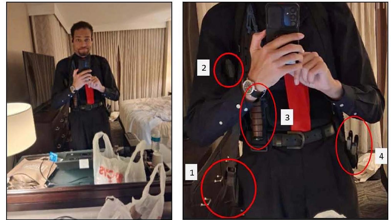 Fotografía cedida por el Tribunal del Distrito de Columbia donde aparece Cole Allen, el hombre acusado de intentar asesinar al presidente de los Estados Unidos, Donald Trump.