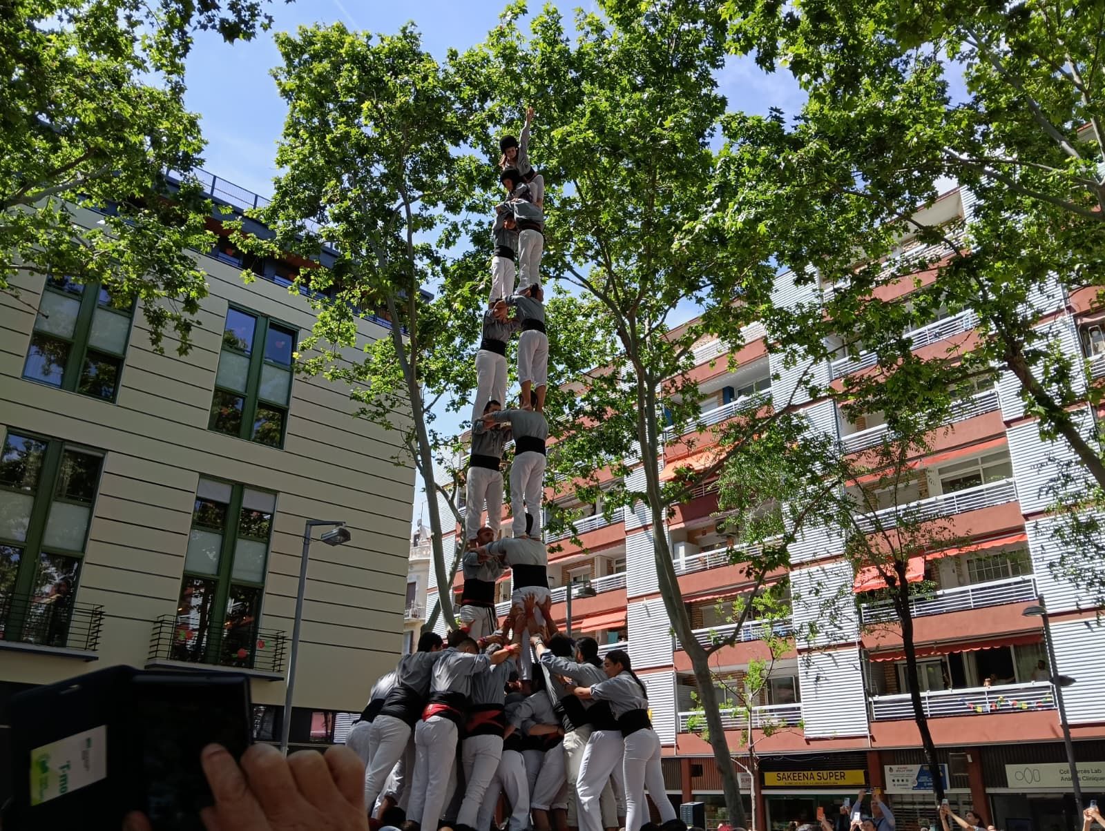 Els Castellers de Sant descarreguen el 2d8f