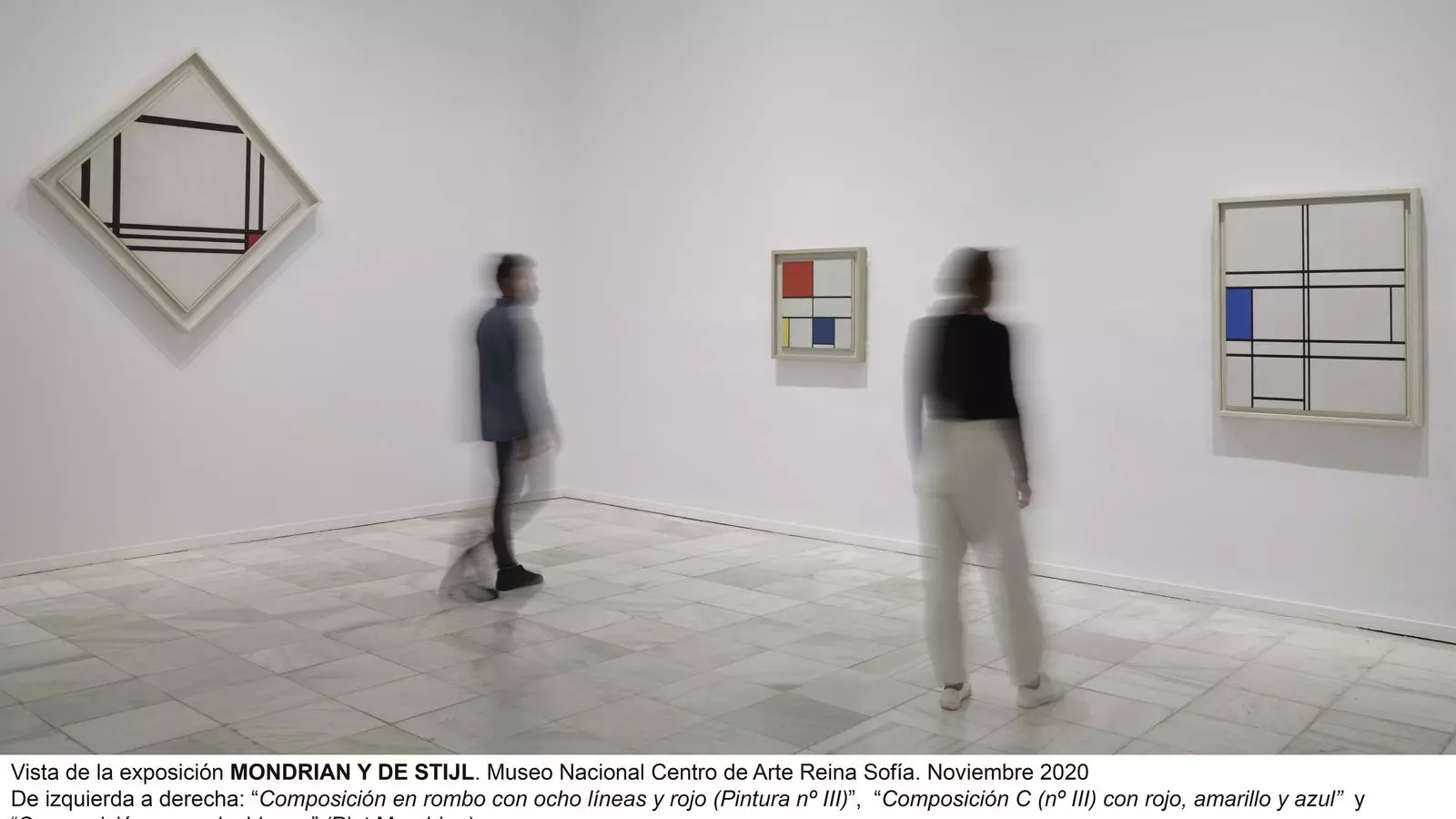 Tres Mondrian al Reina Sofia