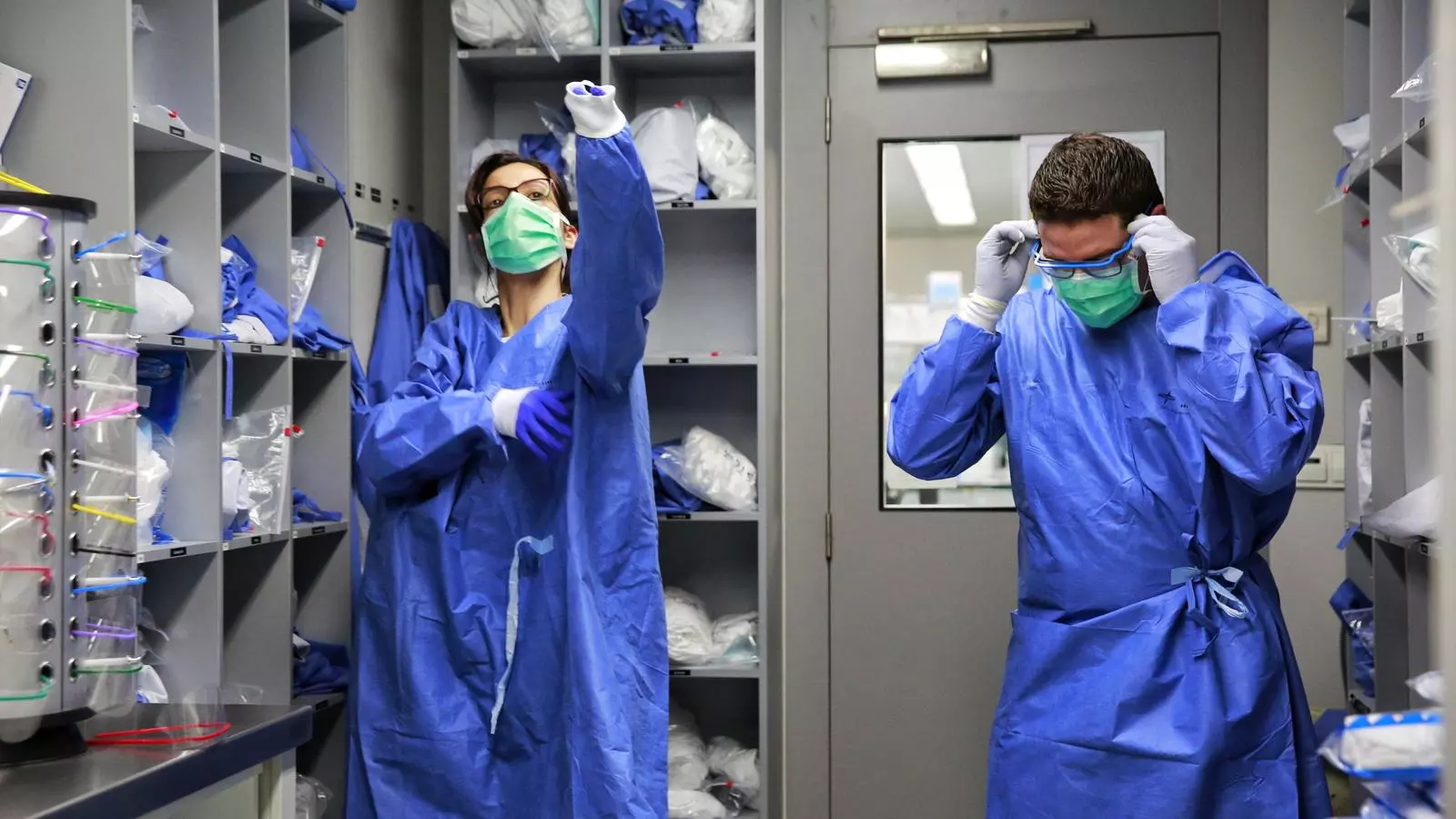 Organització hospitalària pel coronavirus a l'Hospital Germans Trias i Pujol