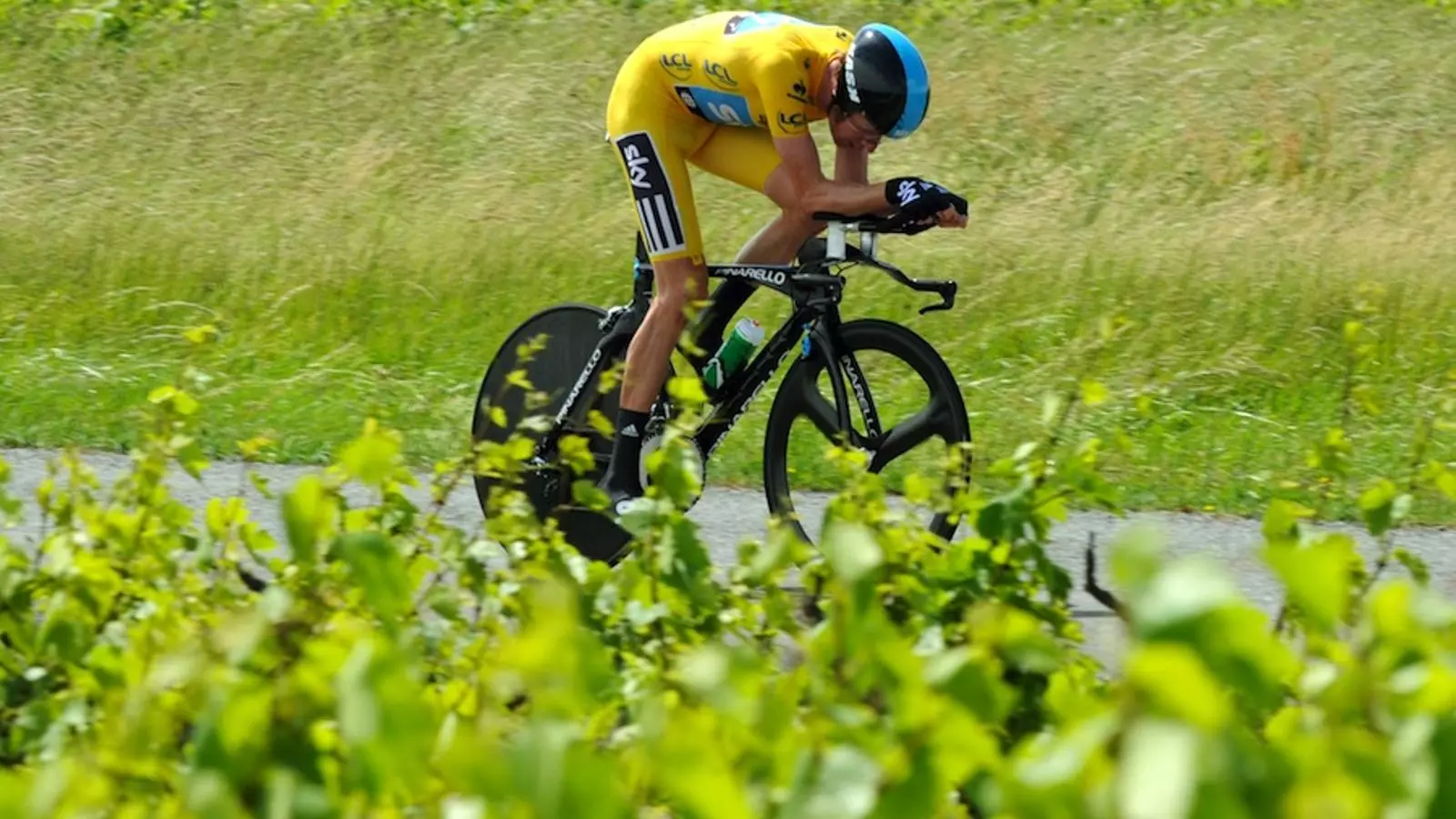 Bradley Wiggins s'ha imposat a la crono / PASCAL PAVANI / AFP PHOTO