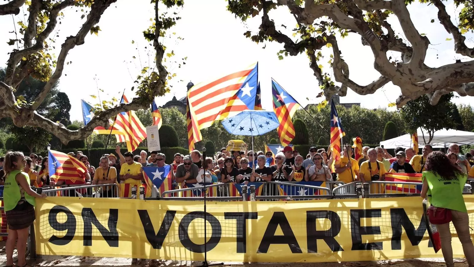 Representants de l'ANC s'apleguen a les portes del Parlament / PERE VIRGILI