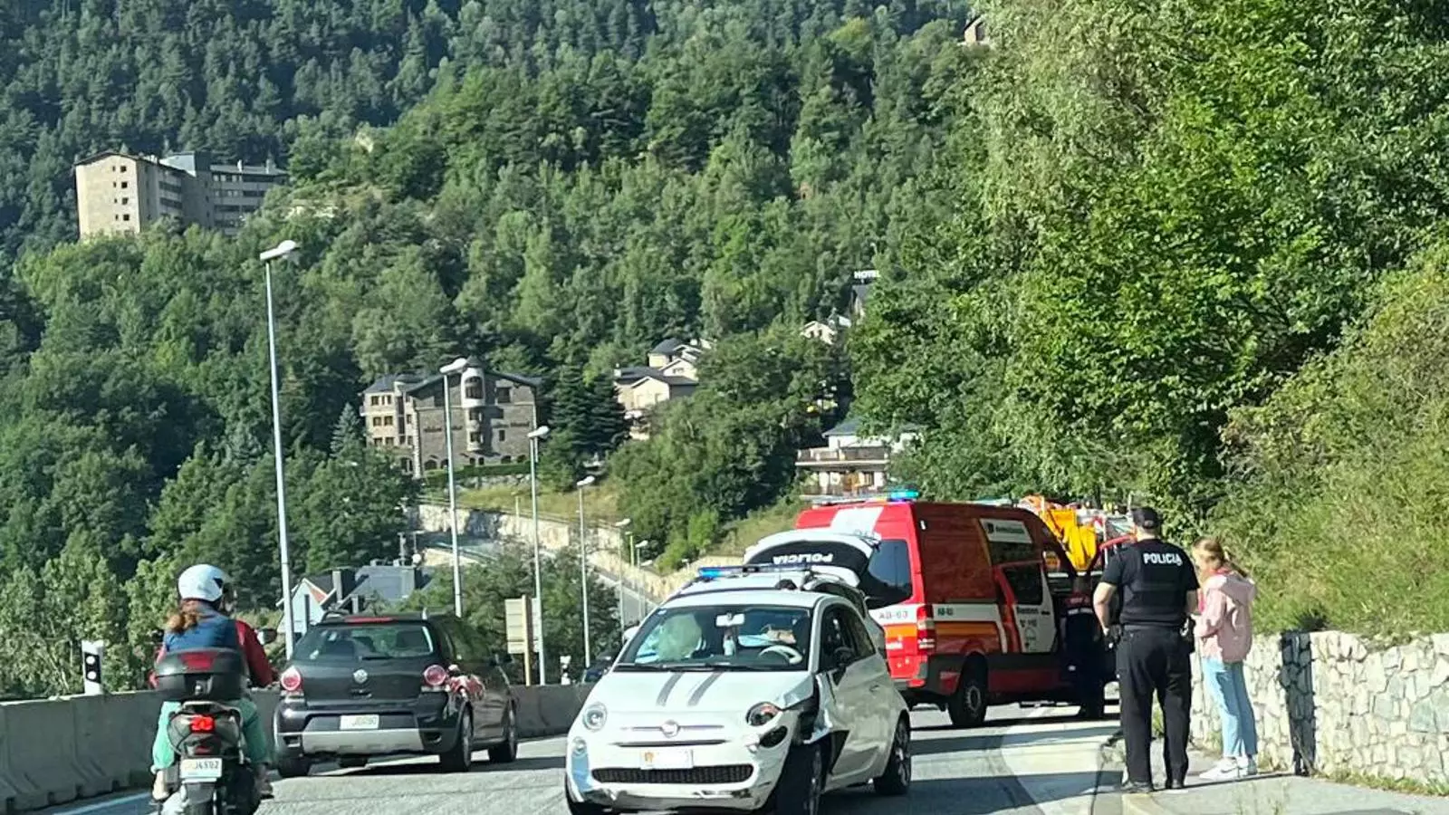 El sinistre que ha tingut lloc a la Massana.