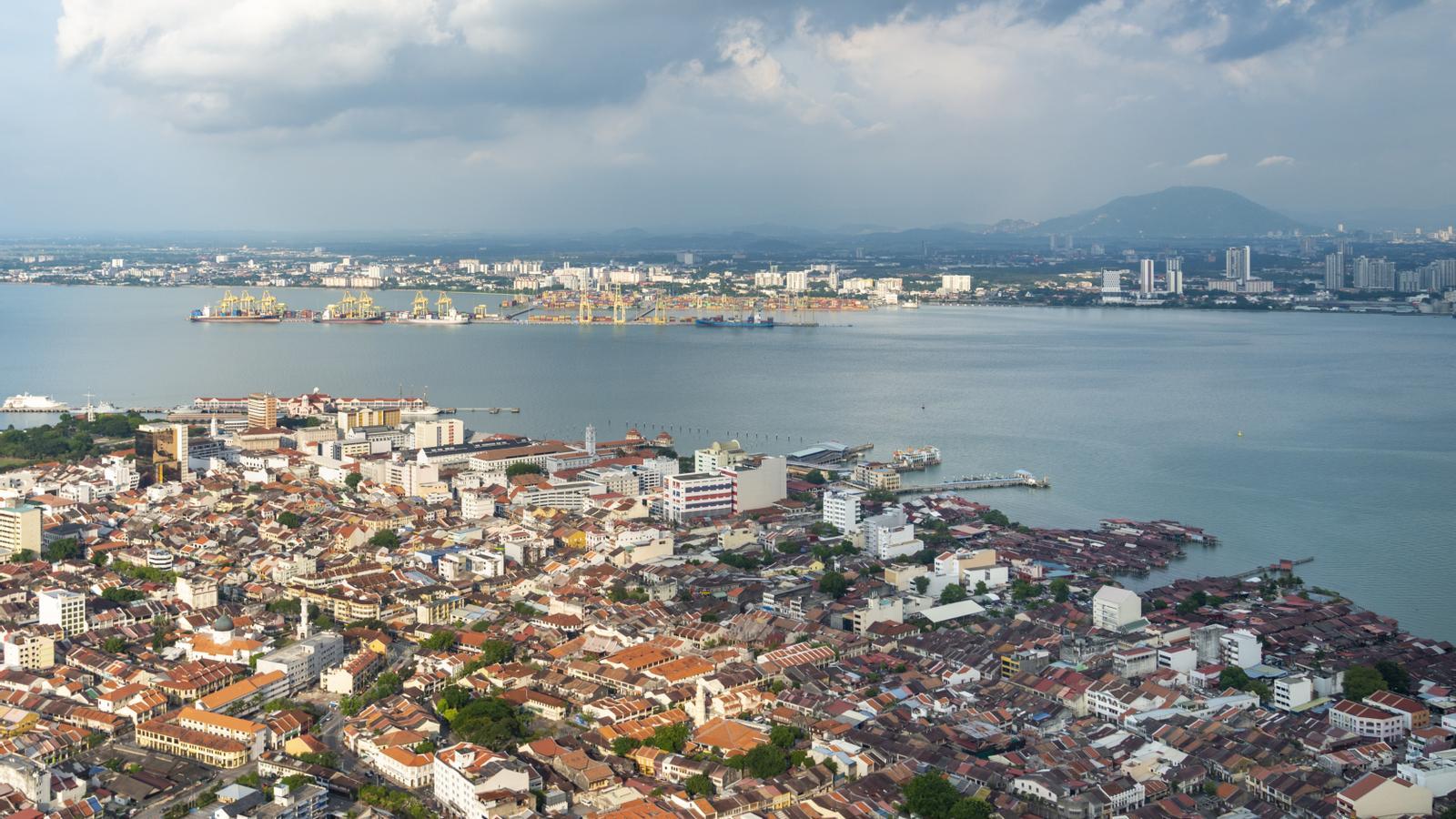 Vista panorámica del estrecho de Malaca en una imagen de archivo.