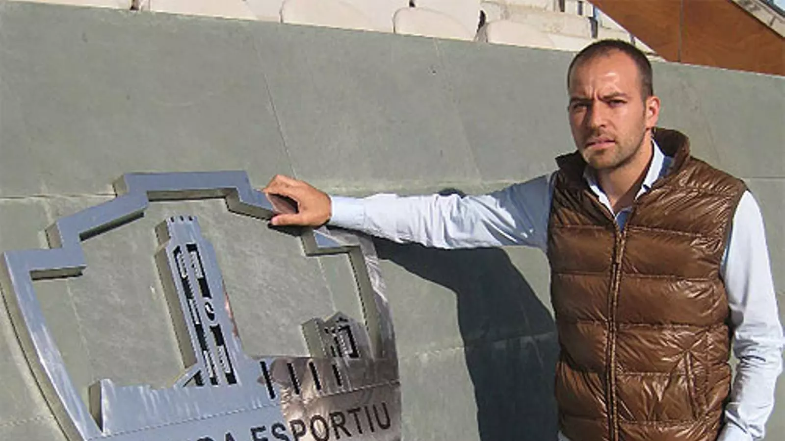 Jordi Esteve a la llotja del club